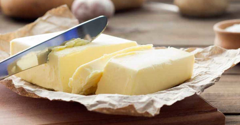 Low lactose butter