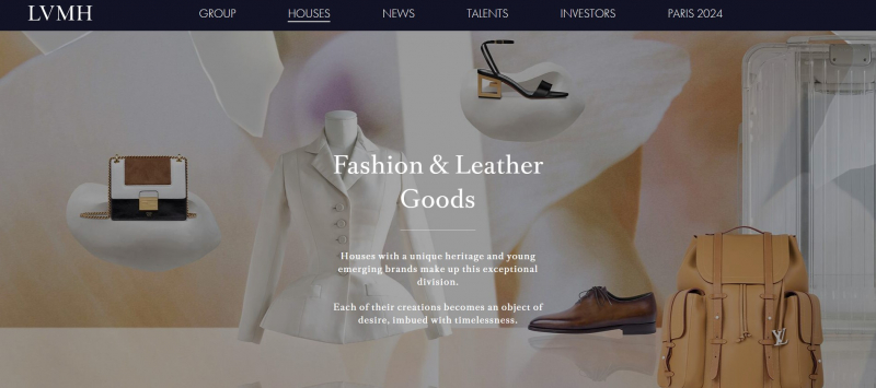 Screenshot of https://www.lvmh.com/houses/fashion-leather-goods/