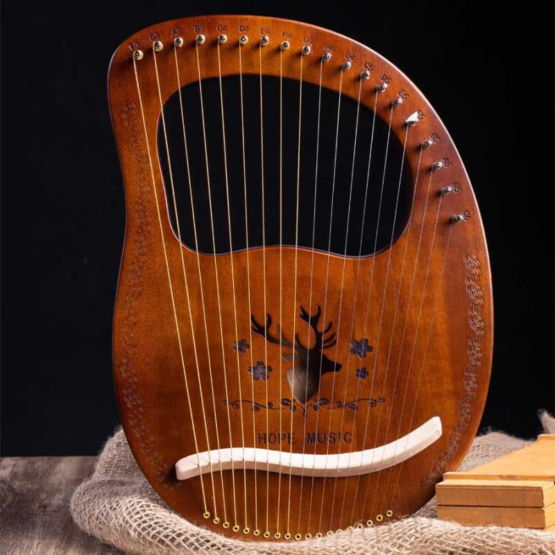 the song of times, Lyre Gauloise - Tan - Atelier Skald
