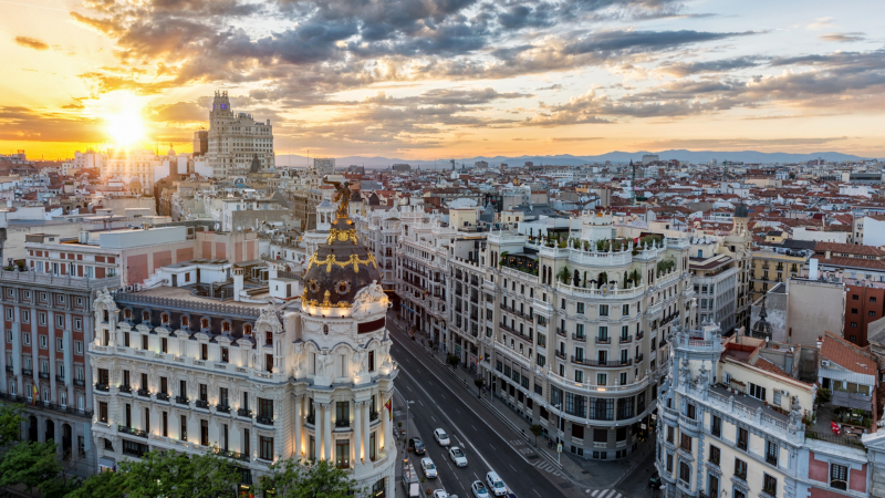 Madrid is the capital of Spain. Photo: cntraveler.com