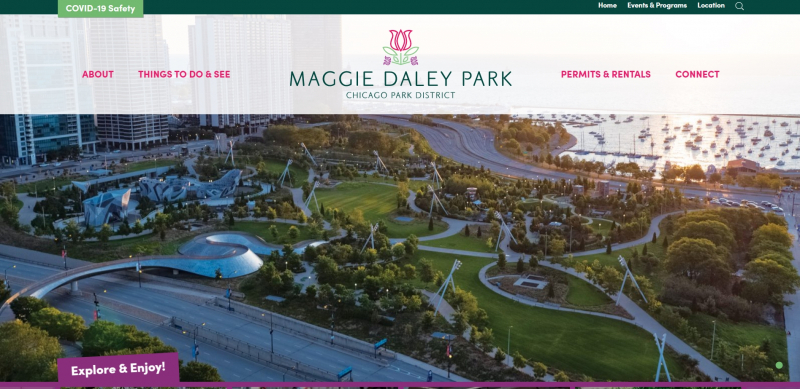 Maggie Daley Park, Chicago, IL, http://maggiedaleypark.com/