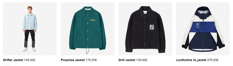 Screenshot of https://makiaclothing.com/product-category/men/jackets/