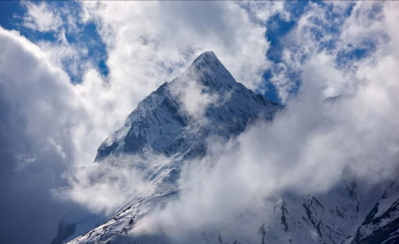 Manaslu, the eighth highest mountain in the world in the Himalaya mountains. Photo: Photos: iStock/isoft
