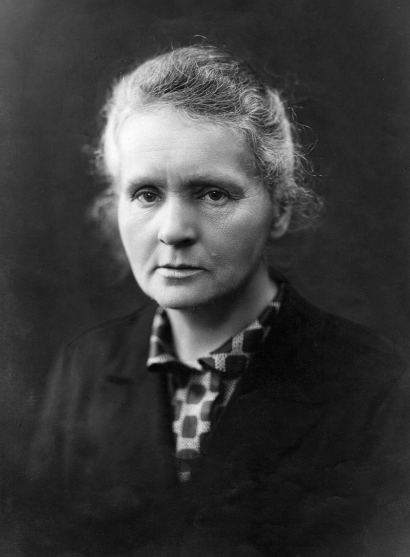 Photo: https://en.wikipedia.org/wiki/Marie_Curie
