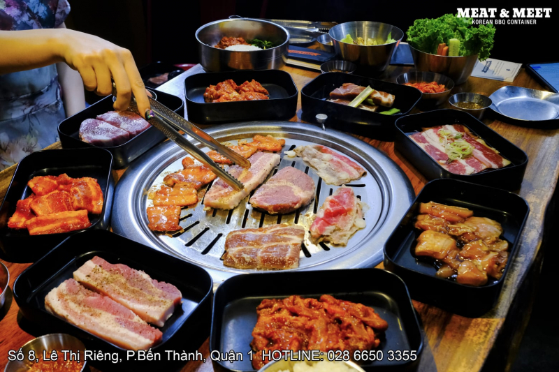 Meat and Meet Korean BBQ Container Restaurant