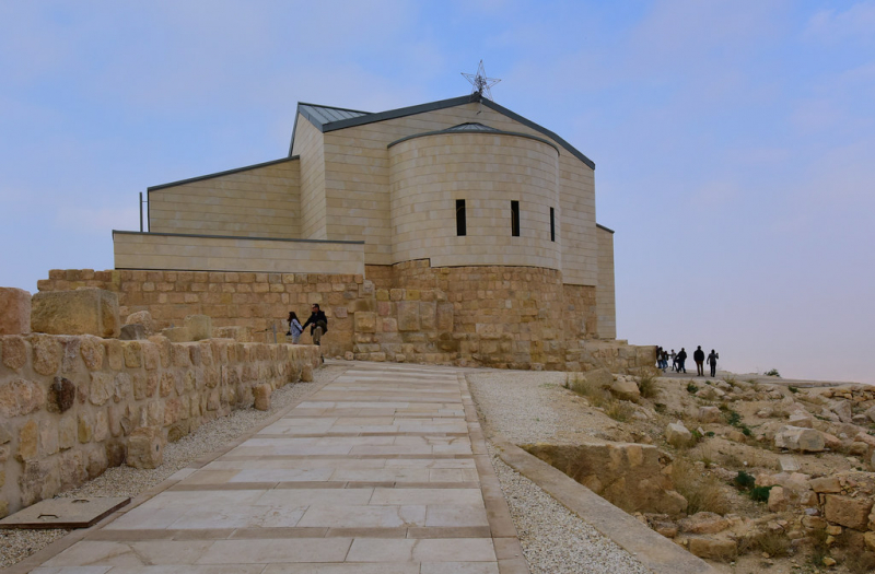 Mount Nebo is known as one of the top Biblical sites in the world and is home to the Moses Memorial Church - Source: Flickr