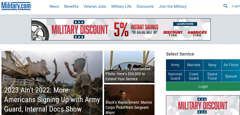 Screenshot via https://www.military.com/