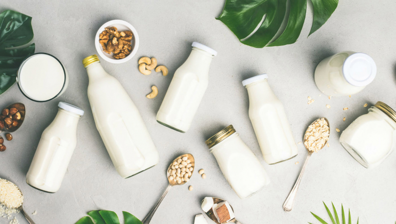 Milk or plant-based alternatives