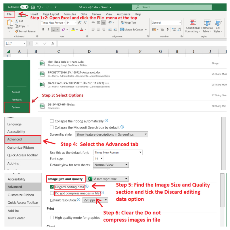 Screenshot via Excel