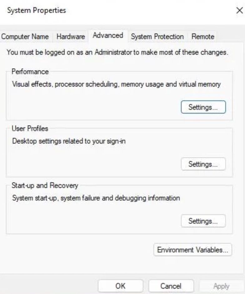 Modify TEMP and TMP Environment Variables