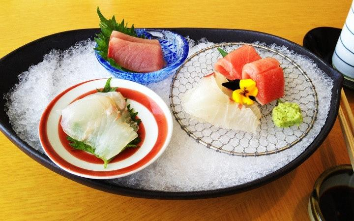 Sushi in Momoyama restaurant