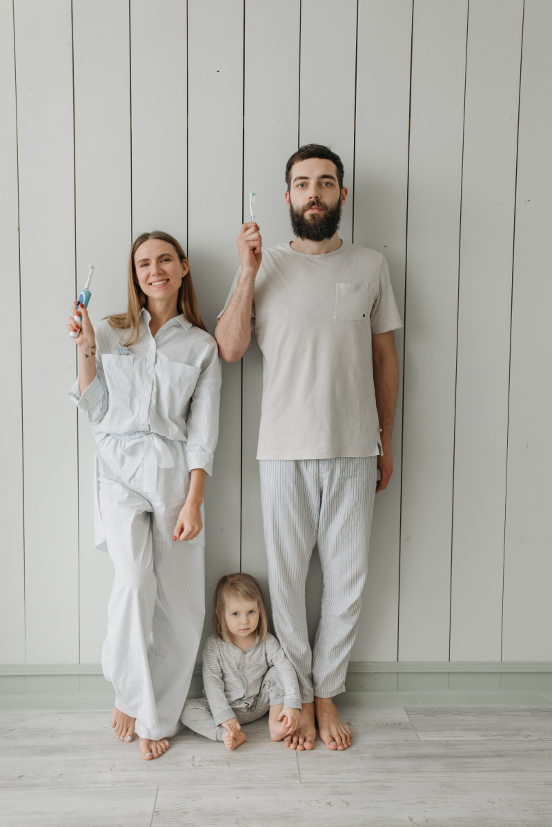 Photo by Pavel Danilyuk: https://www.pexels.com/photo/a-family-indoors-holding-toothbrush-7220906/