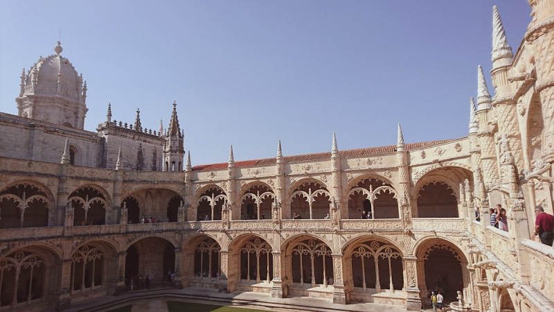 The Jerónimos Monastery was declared a UNESCO World Heritage Site along with the nearby Belém Tower in 1983.- Source: The Normadic Panda