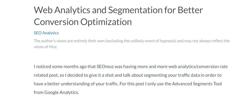 Screenshot of https://moz.com/blog/web-analytics-and-segmentation-for-better-conversion-optimization