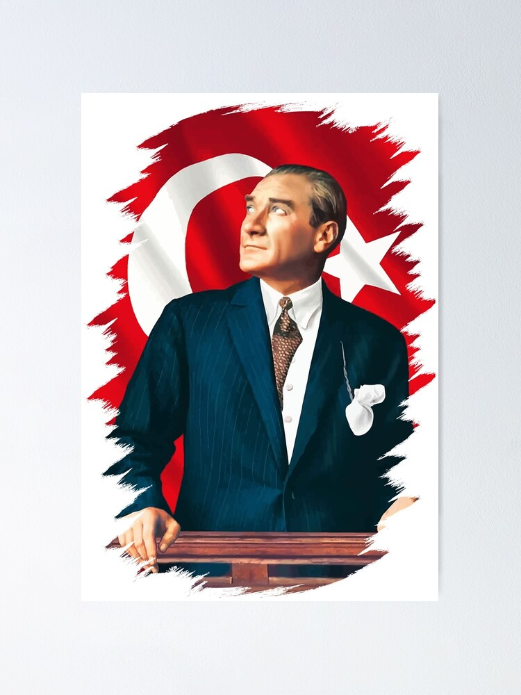 Photo:  Redbubble - Mustafa Kemal Ataturk