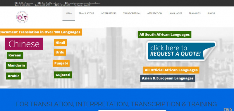 ﻿﻿Mzansi Communication website
