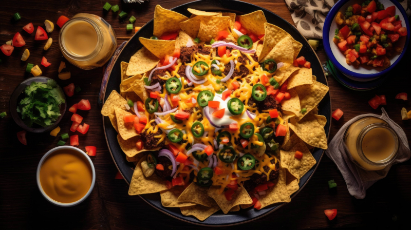 Photo by https://pixexid.com/image/fiesta-of-nachos-on-a-plate-a-colorful-mingle-of-chips-cheese-and-toppings-bpdhykci