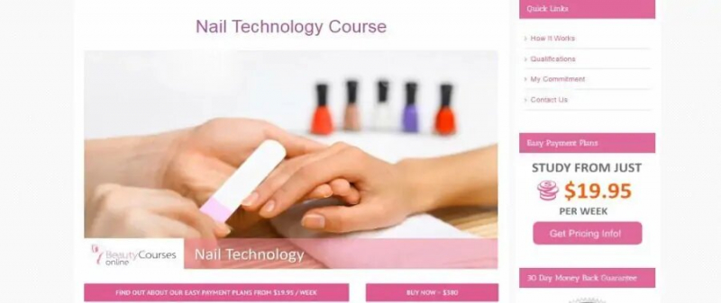 Beauty Courses Online- Photo: https://skillscouter.com/nail-technician-courses/