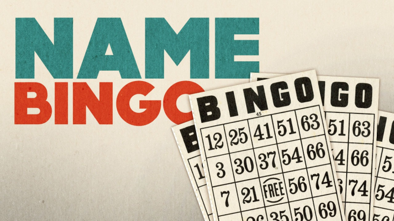 Name Bingo - Photo via Pinterest