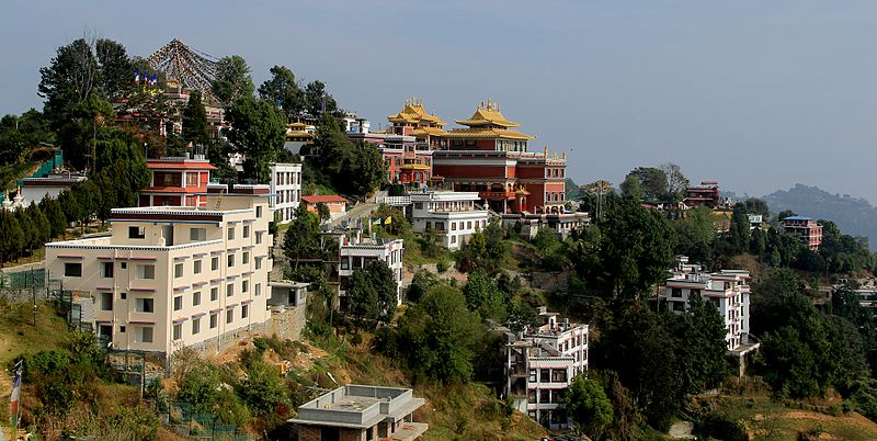 Photo by https://commons.wikimedia.org/wiki/File:Namo_Buddha_monastery.jpg