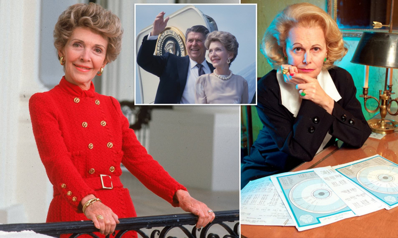 Photo: Daily Mail - Nancy Reagan tried to cover up her use of the clairvoyant who dictated White House policy