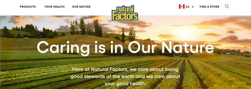 Screenshot of https://ca.naturalfactors.com/