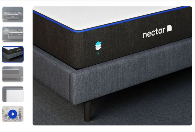 Screenshot of https://www.nectarsleep.com/mattress