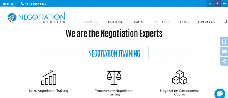 Screenshot of https://www.negotiations.com/
