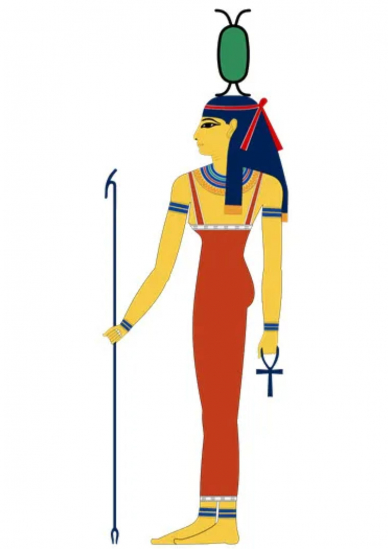 A portrait of Ancient Egyptian Goddess Neith