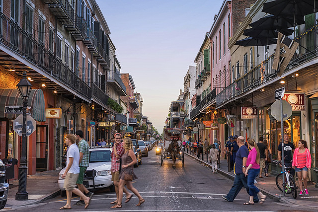 The French Quarter is definitely a place you should not miss when visiting this place with your lover.