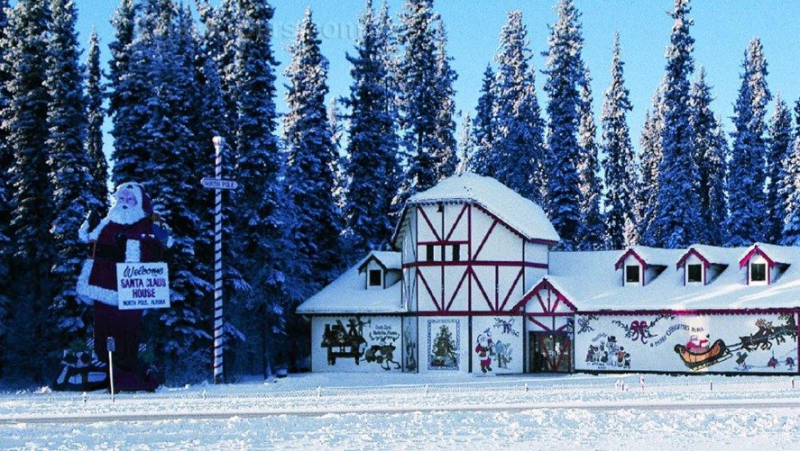 Christmas in North Pole, Alaska.