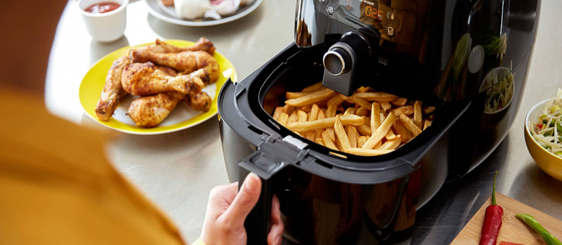You're not leaving enough space around the outside of your fryer