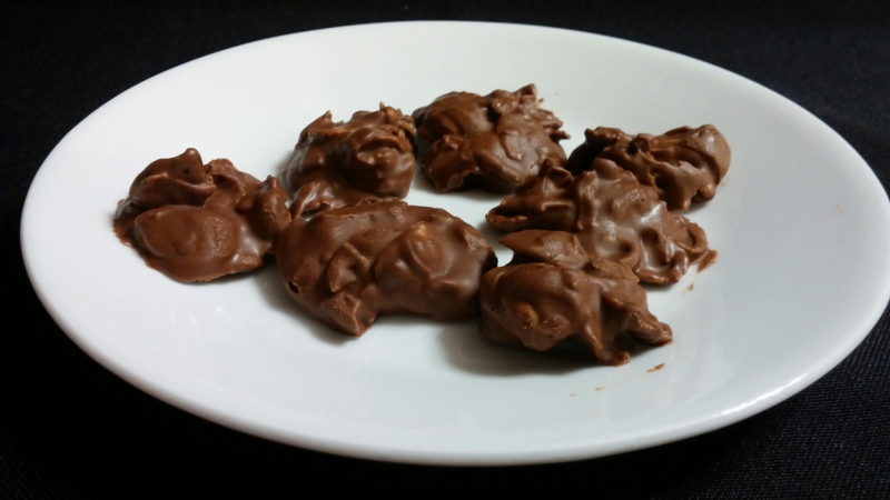 Nutella Peanut Butter Clusters