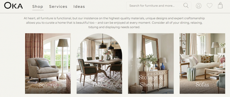 Screenshot of https://www.oka.com/uk/furniture
