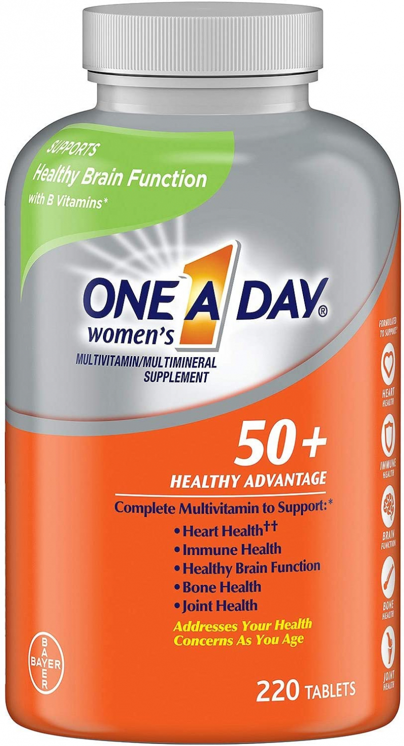 One A Day Women's 50 Plus Healthy Advantage Multivitamin. Photo: amazon.com