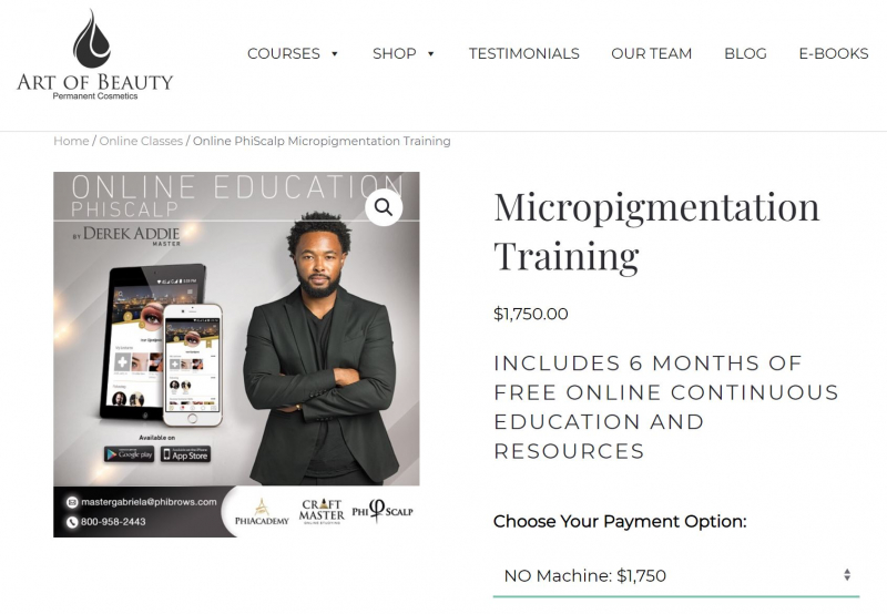 Online Scalp Micropigmentation Course