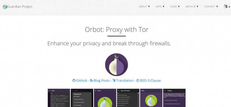 Orbot — Best for Private Browsing