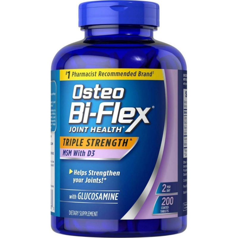 Osteo Bi Osteo Bi Flex Supplement Glucosmine 1500 Mg Vitamin D. Photo: amazon.com