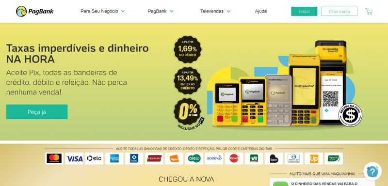 Screenshot via 	pagseguro.uol.com.br