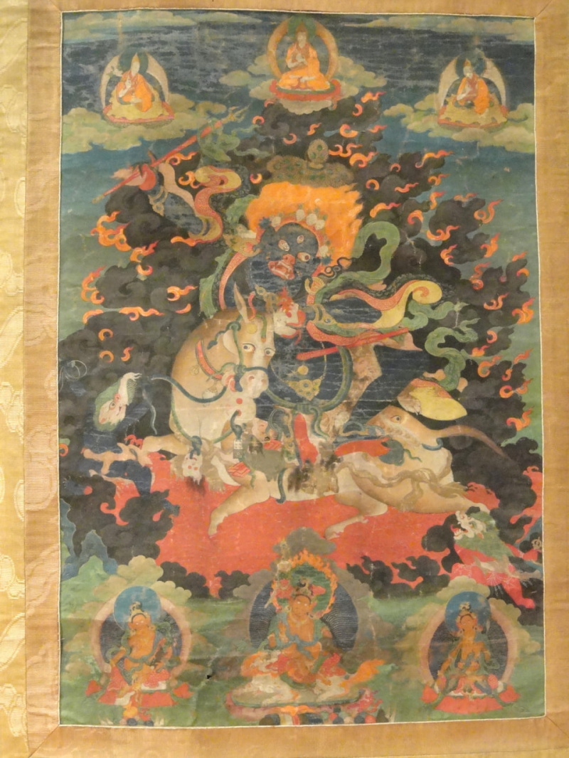 Photo on Wikimedia Commons (https://commons.wikimedia.org/wiki/File:Palden_Lhamo,_Lhasa,_Tibet,_18th_century_-_Royal_Ontario_Museum_-_DSC09681.JPG)