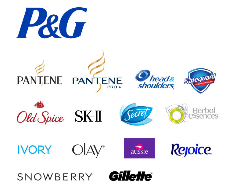 P&G's brands