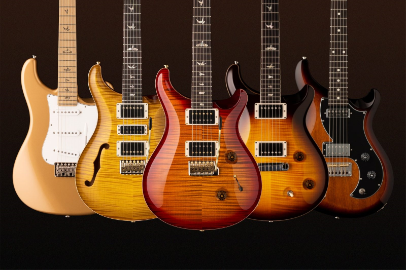 PRS electric guitars collection
