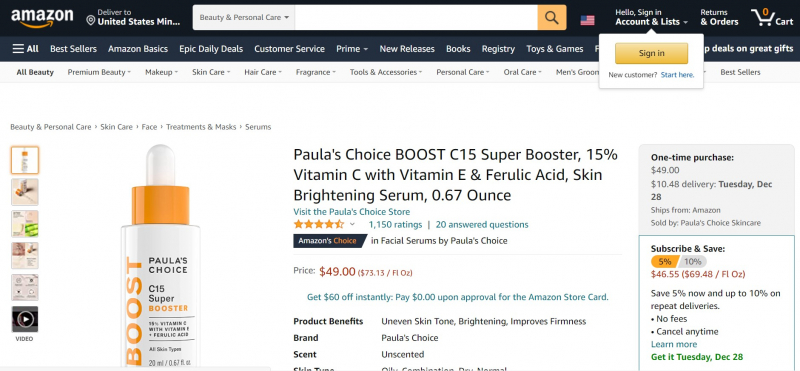Paula’s Choice C-15 Super Booster,https://www.amazon.com/