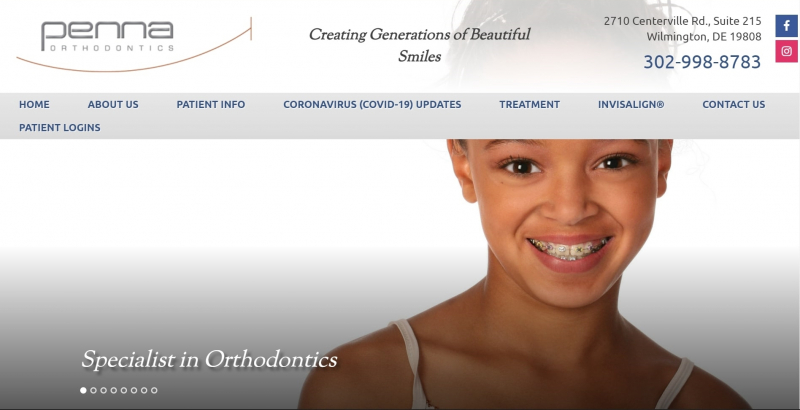 Penna Orthodontics. Photo: screenshot