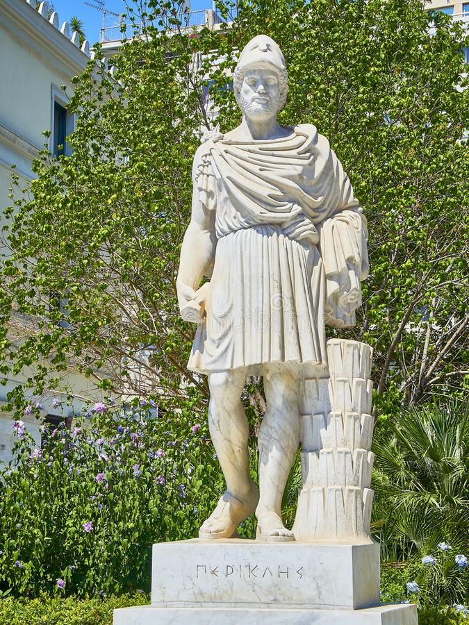 Photo:  Dreamstime.com - Statue of Pericles at the Athinas Street of Athens
