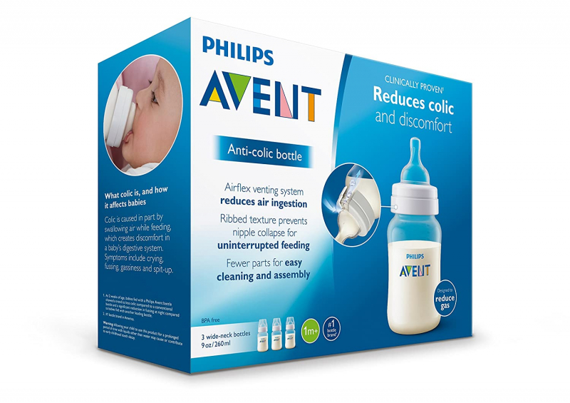 Philips AVENT Anti-colic Baby Bottles Clear