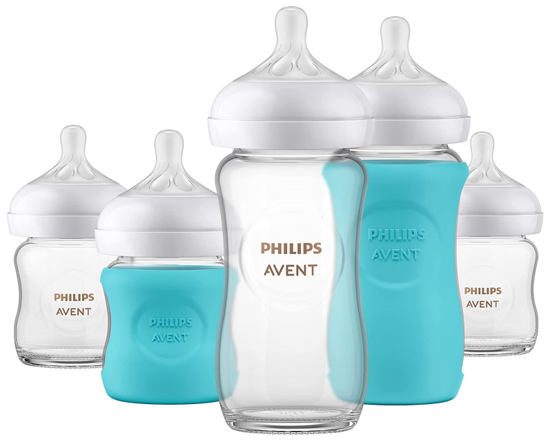 Philips AVENT Natural Glass Bottle Baby Gift Set