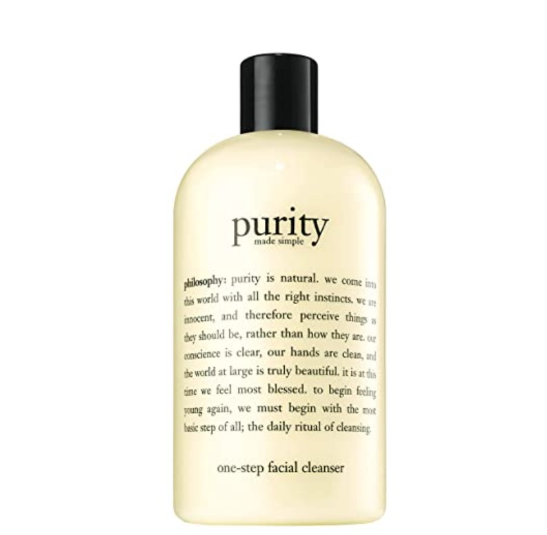Philosophy Purity Made Simple Cleanser,  https://www.amazon.com/