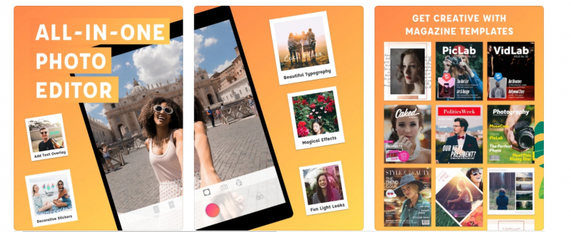 PicLab Photo Editor (rated 4.6)