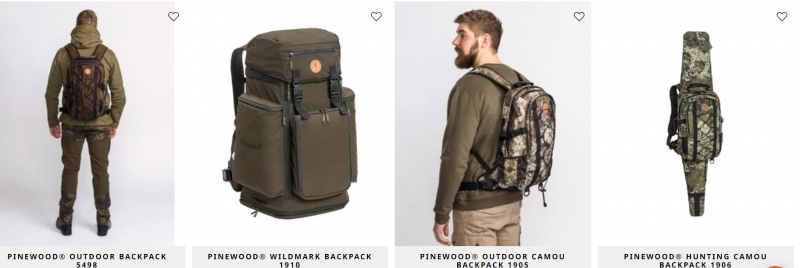 Screenshot of https://www.pinewood.eu/en-en/search?page=1&q=backpack